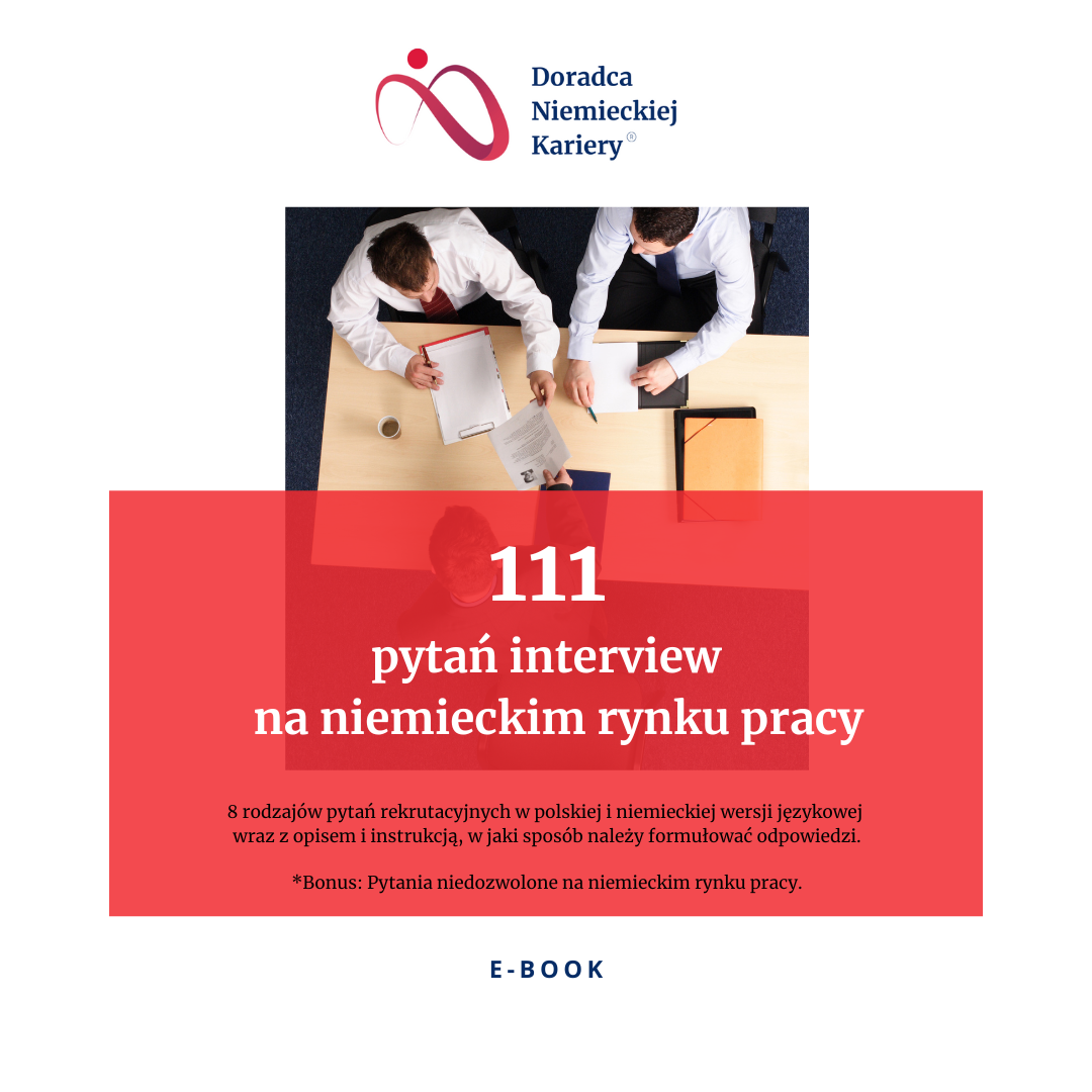 E-book "111 pytań interview na niemieckim rynku pracy"